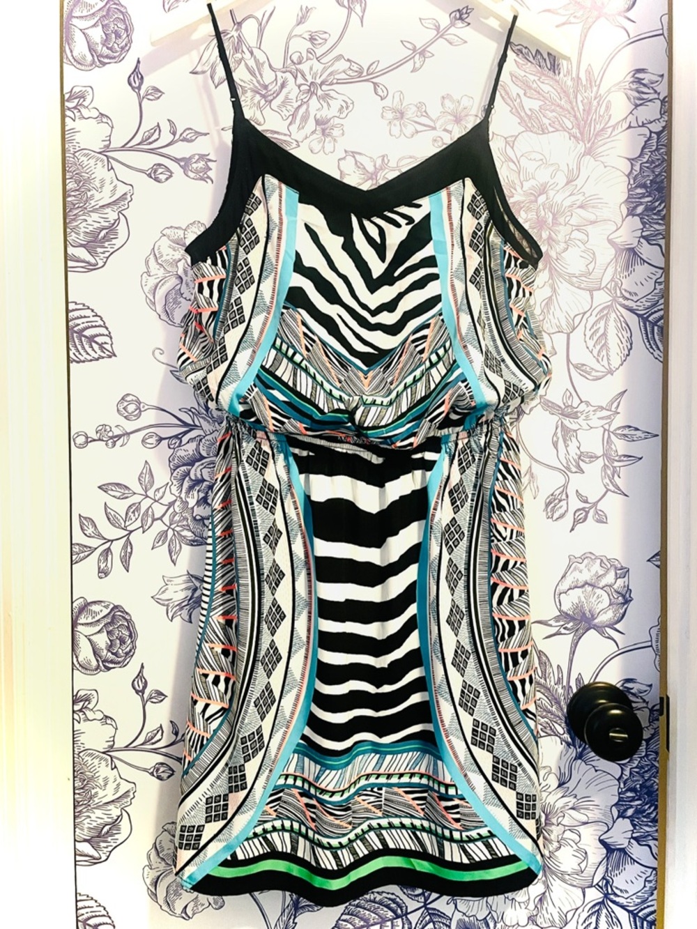 Express Vintage Colorful Boho Dress - XS